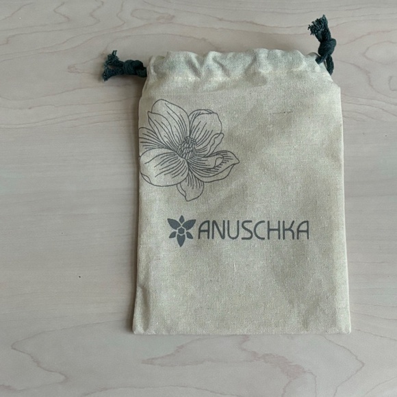 New Anuschka Light Blue Floral Genuine Leather Bag & Zippered Wallet 2 Piece Set - Picture 8 of 16